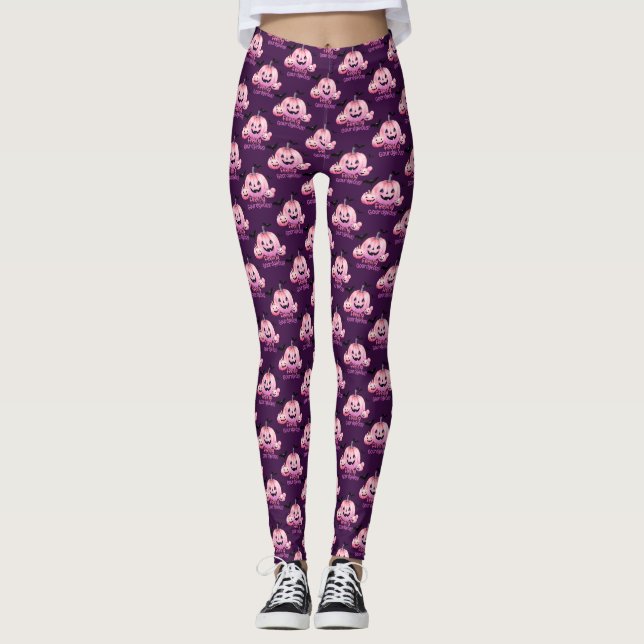 Legging Halloween Rosa (Frente)