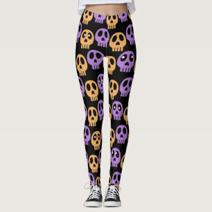 Legging Halloween Skulls