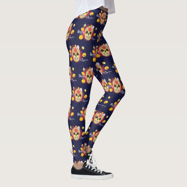 Legging Halloween Skulls (Direita)