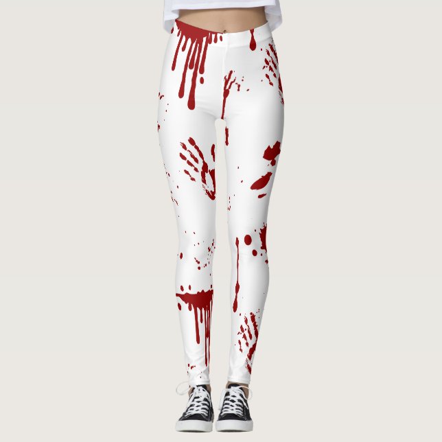 Legging Halloween, Splatter Sangrento (Frente)