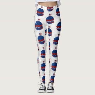 Legging Hamburger julho 4° Glitter