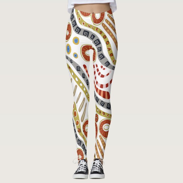 Legging Hand-drawn art (Frente)