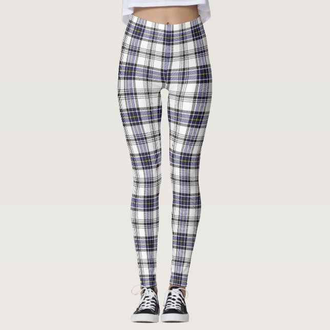Legging Hannay Tartan Xadrez Blue Black Patterno (Frente)