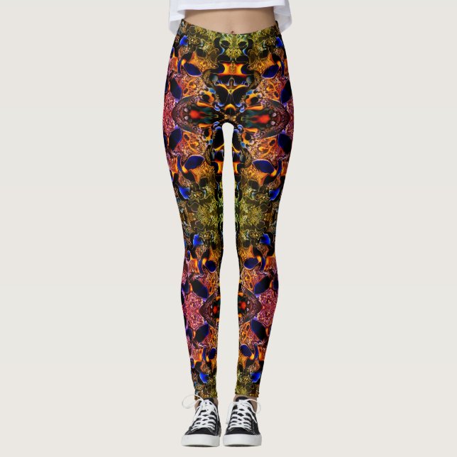 Legging Harmonia humana 2 dos peixes (Frente)