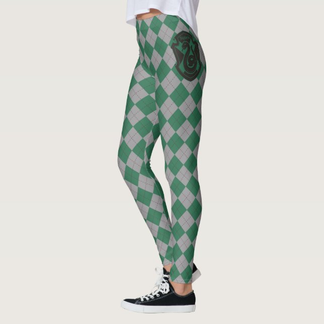 Legging Harry Potter | Slytherin House Pride Crest (Esquerda)