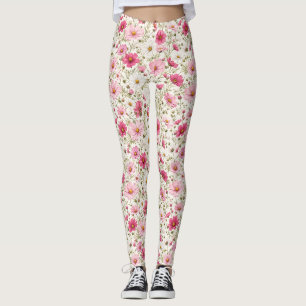 Legging Hastes de Flor de Cosmos Arejadas