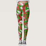 Legging Haus Do Padrão De Xmas De Prata De Camo<br><div class="desc">Veja o Haus do Camo Christmas Stocking Collections para as ideias mais radicais de presentes.</div>