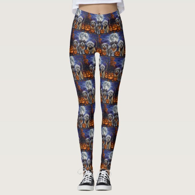 Legging Havanese Halloween Spooky (Frente)