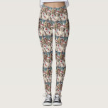 Legging Havanese Winter Wonderland Christmas Joy<br><div class="desc">Este design festivo captura o espírito alegre da época de férias, apresentando um adorável filhote vestindo um chapéu de Papai Noel. O cachorro está aninhado numa terra maravilhosa de inverno, completo com um boneco de neve, uma árvore de Natal decorada, e presentes lindamente envoltos. Os flocos de neve caem suavemente,...</div>