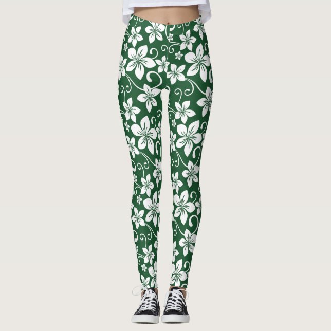 LEGGING HAWAII AZUL (VERDE FLORESTAL) (Frente)