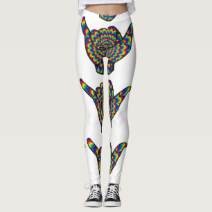 Legging Hawaiian Shaka Psychedelic Thunder_Cove