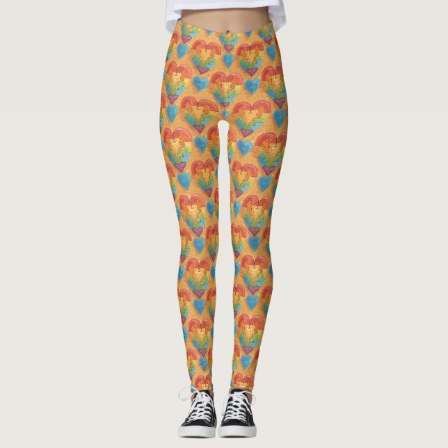 Legging Heart autism (Frente)
