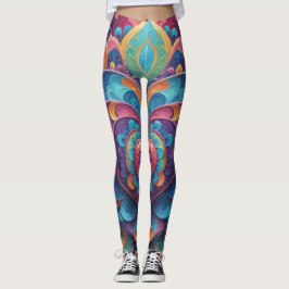 Legging Heart Mandala