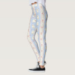 Legging Hedwig Owl Post Stripe Pattern<br><div class="desc">Sweet, whimsical, and full of magical charm, this Hedwig stripe pattern design brings a playful wizarding touch to everyday life. Featuring alternating vertical bands of cute Hedwigs, delicate bows, tiny floating keys, and scattered stars, this enchanting print blends soft pastel tones with storybook-inspired detail. The repeating stripe layout gives the...</div>