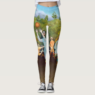 Legging Henri Rousseau - Os Jogadores De Futebol