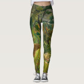 Legging William Morris Lily Art Nouveau Perna Floral