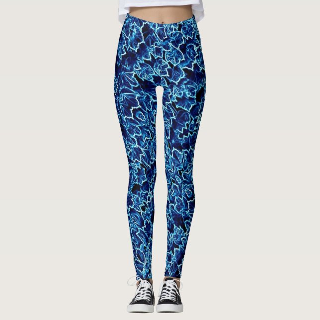 Legging Hera Azul Geada (Frente)