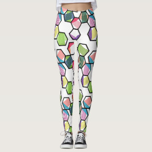 Legging Hexágonos roscados