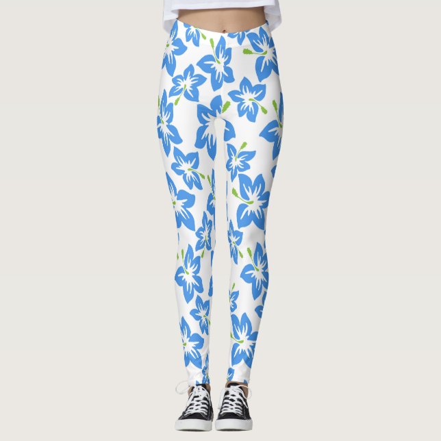 Legging Hibiscus Pattern (Frente)