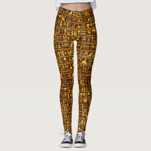 Legging Hieroglifos Antigos Egípcios