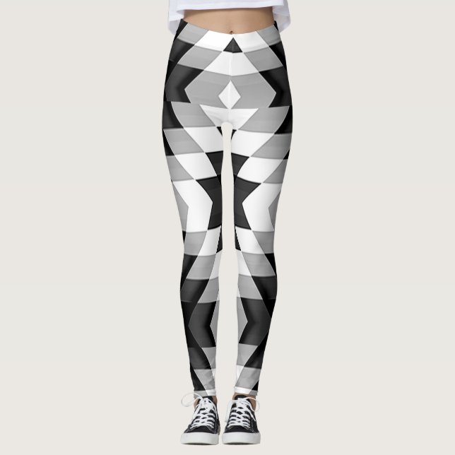 Legging Hieroglyphics nativos (Frente)