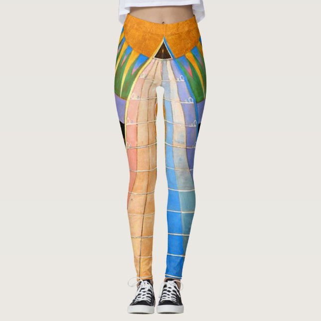 Legging Hilma Af Klint Altarpeça n.o 1 (Frente)