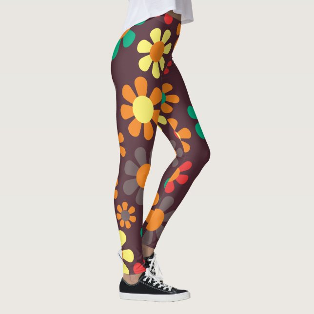 Legging Hippie Daisy Retro  (Direita)