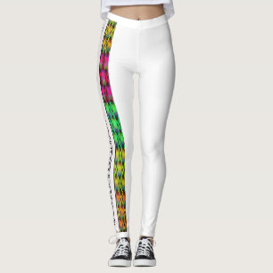 Legging História negra e notável de Kente design