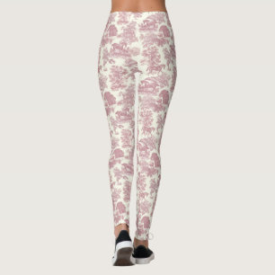 Legging Hóile de Cavalos Rosa-Rosa Elegante