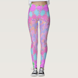 Legging Holi pintura esplash rangoli floral