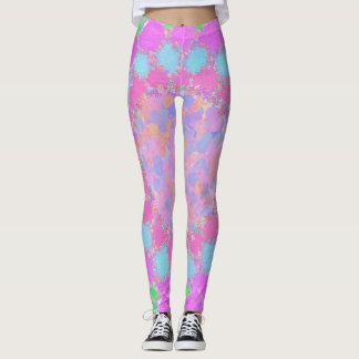 Legging Holi pintura esplash rangoli floral