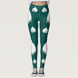 Legging Holiday Fun Christmas Ball Sparkling Ornament Gift