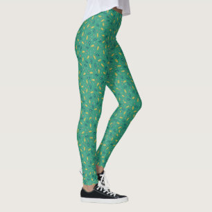 Legging Holly de Natal deixa e berve com flocos de neve