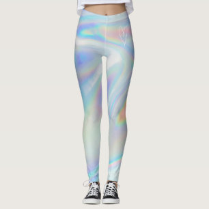 Legging Holografia de prata retrorreflectora Leguminosas