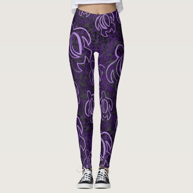 Legging Honu roxo (Frente)
