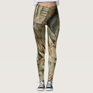 Legging Hora de Rush, Nova Iorque, por Max Weber, Cubismo