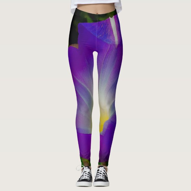 Legging Horário de Fechamento das Glórias da Manhã (Frente)