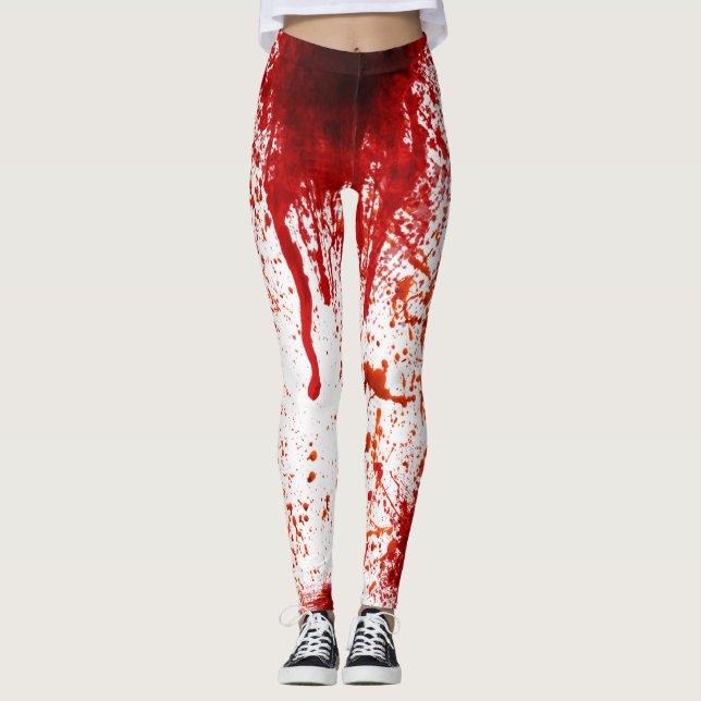 Legging Horror de Splatter Sanguíneo (Frente)