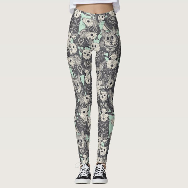 Legging hortelã (Frente)