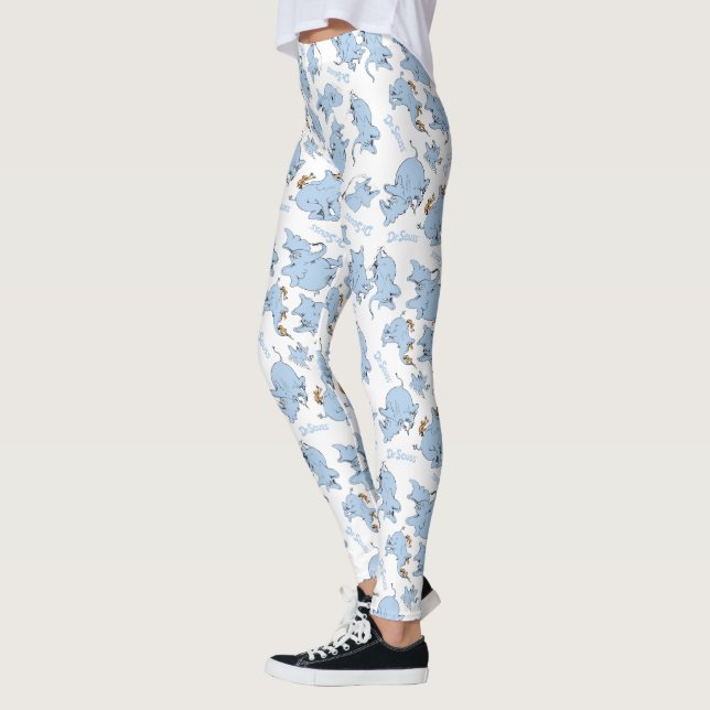 Legging Horton ouve um Quem Macaco Padrão (Esquerda)
