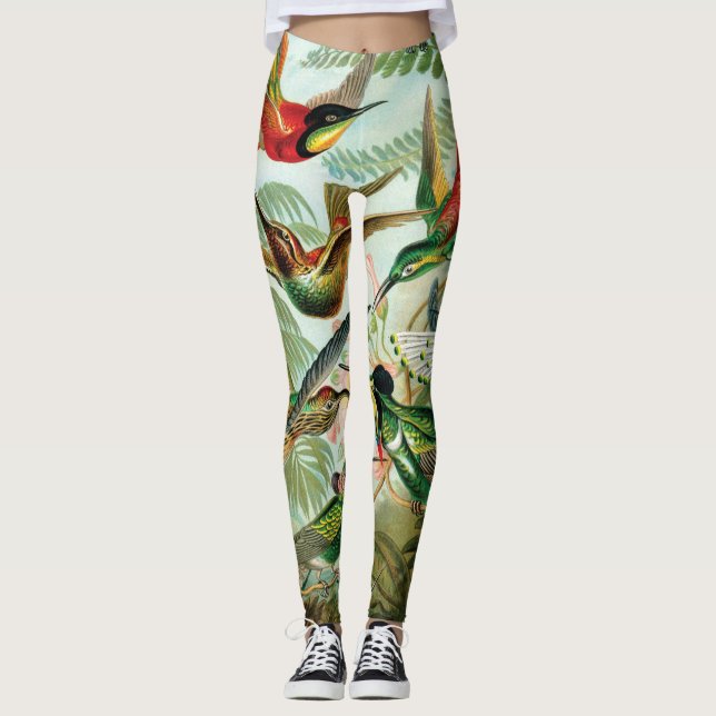 Legging Hummingbird por Ernst Haeckel (Frente)