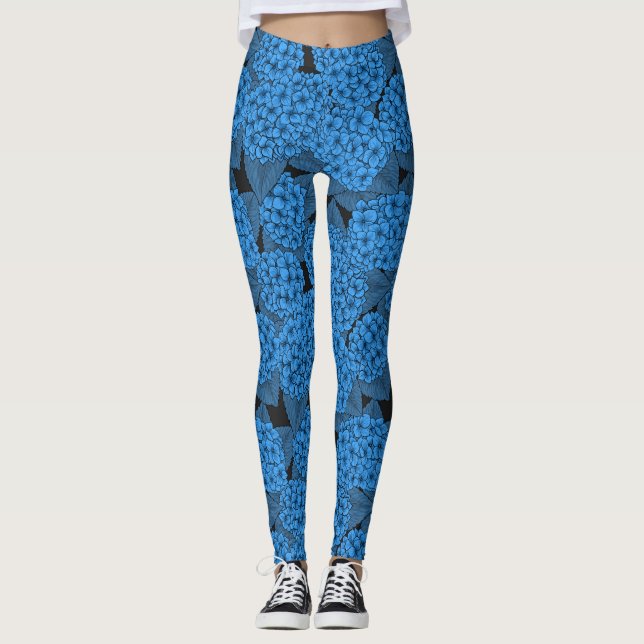 Legging Hydrangea azul (Frente)