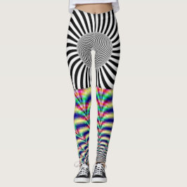Legging Hypnotic bonito e projeto de Psychodelic