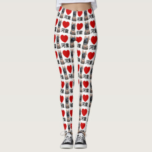 Legging I Heart 河 Kappa 童