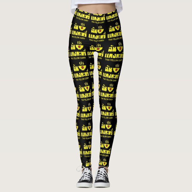 Legging I Heart (Love) Thai Yellow Curry (Frente)