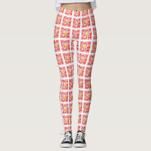 Legging I Love Vietnam (Tôi Yêu Viet Nam) Flag QR
