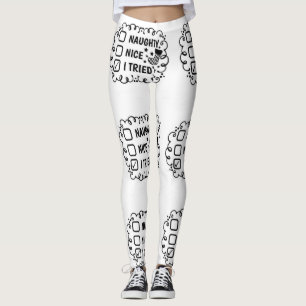 LEGGING ***I TENTOU NAUGHTY TENTEI BOM FÉRIAS**