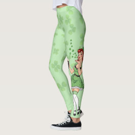 Legging Ícone Irlandês Amante de Cerveja