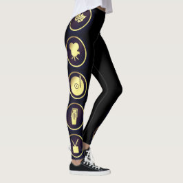 Legging Ícones de Estrelas de Cinema de Hollywood