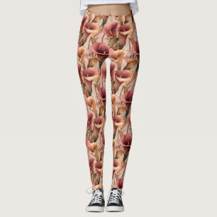 Legging Ideias de Presentes Charm Lilás do Treino Pêssego